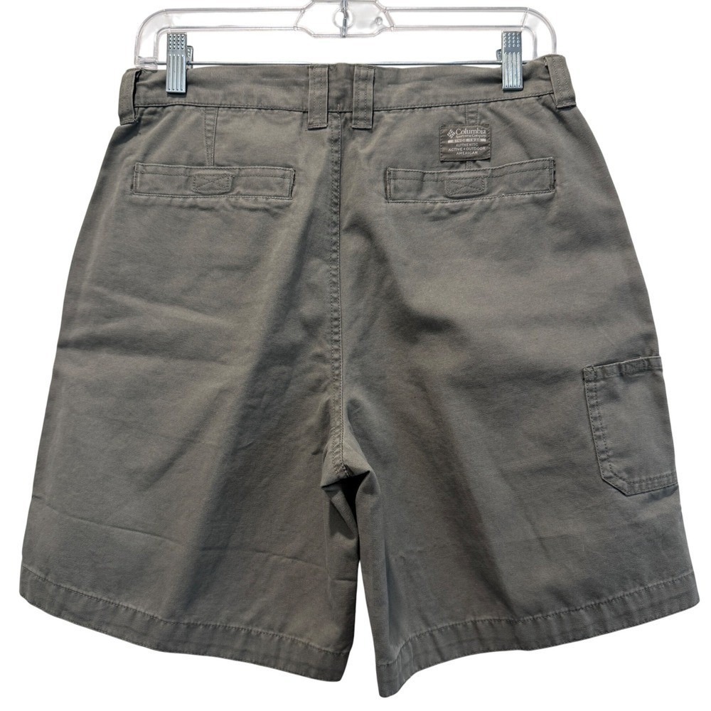 Columbia Shorts Womens 8 AL4287 Gray Cotton Canvas Utility Outdoor Hiking - Picture 2 of 9